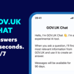 GOV.UK gets conversational as government launches AI chatbot